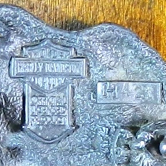 BARON 1993 HARLEY-DAVIDSON MOTORCYCLES NATIVE EAGLE SPIRIT AMERICA BELT BUCKLE - Picture 9 of 9